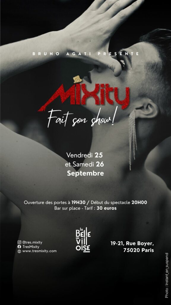 Mixity: Fait son show à la Bellevilloise le 25 et 26 Septembre 2026